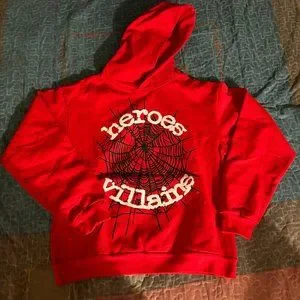 Sp5der | Shirts | Sp5der X Heroes And Villains Hoodie Red